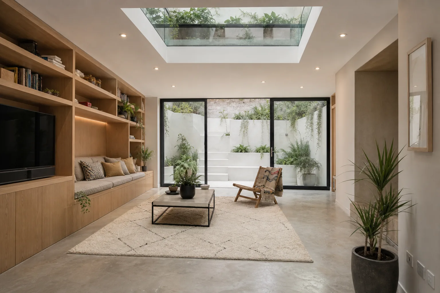 Basement Dig Out with a Family Den and Lightwell, Kentish Town, London