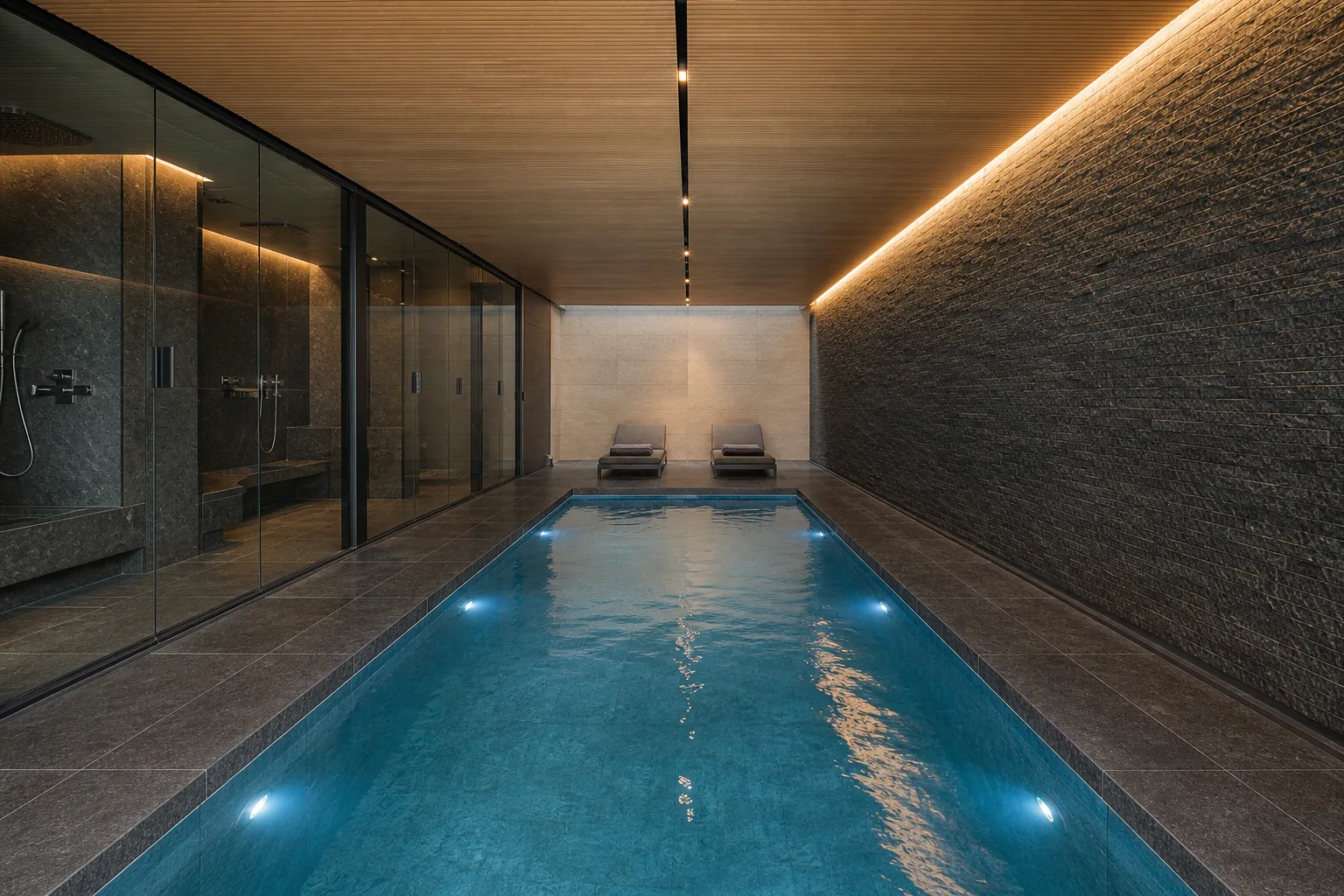 Basement Pool Under a Kensington Townhouse in Kensington, London, photo 2 of 4