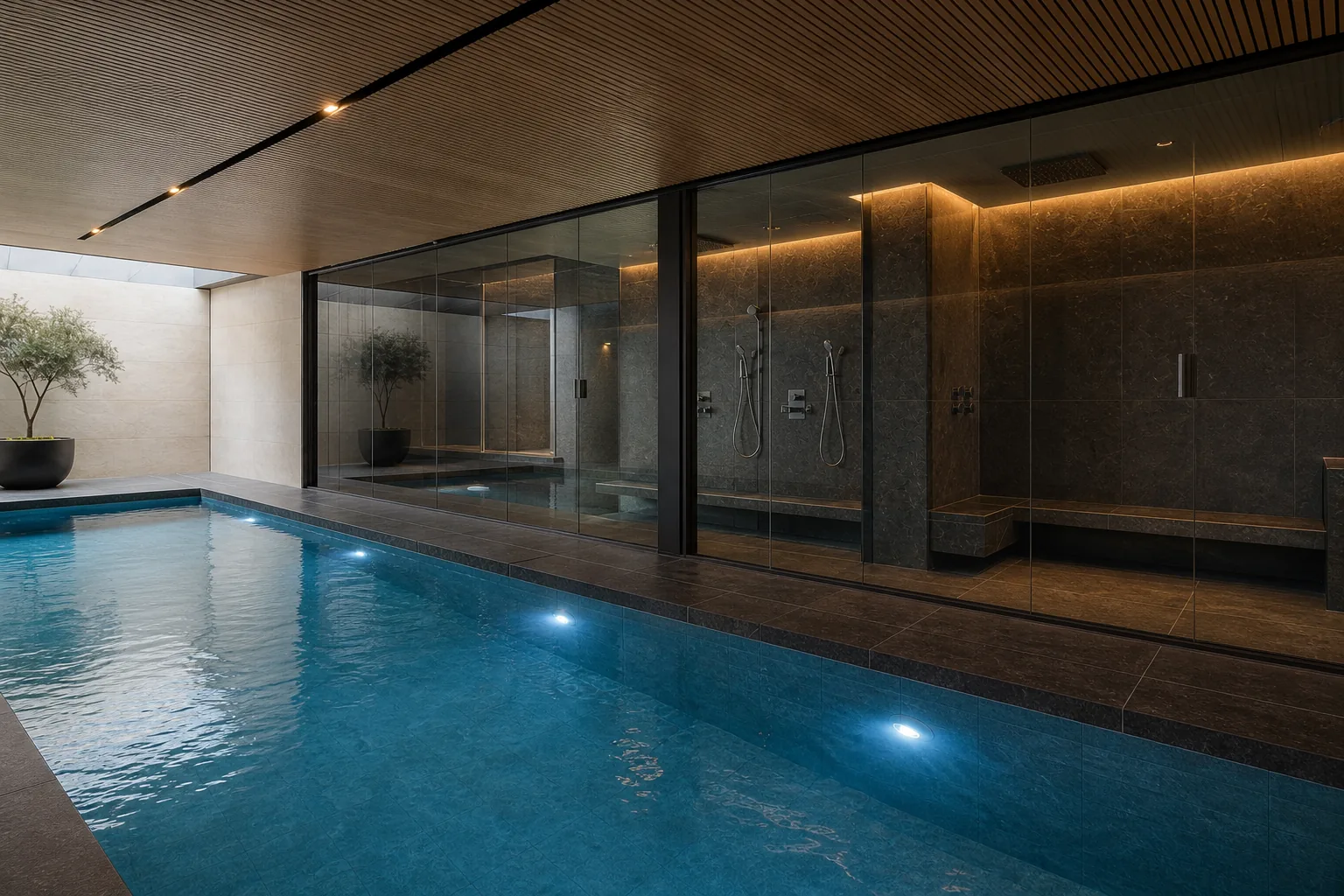 Basement Pool Under a Kensington Townhouse in Kensington, London, photo 4 of 4