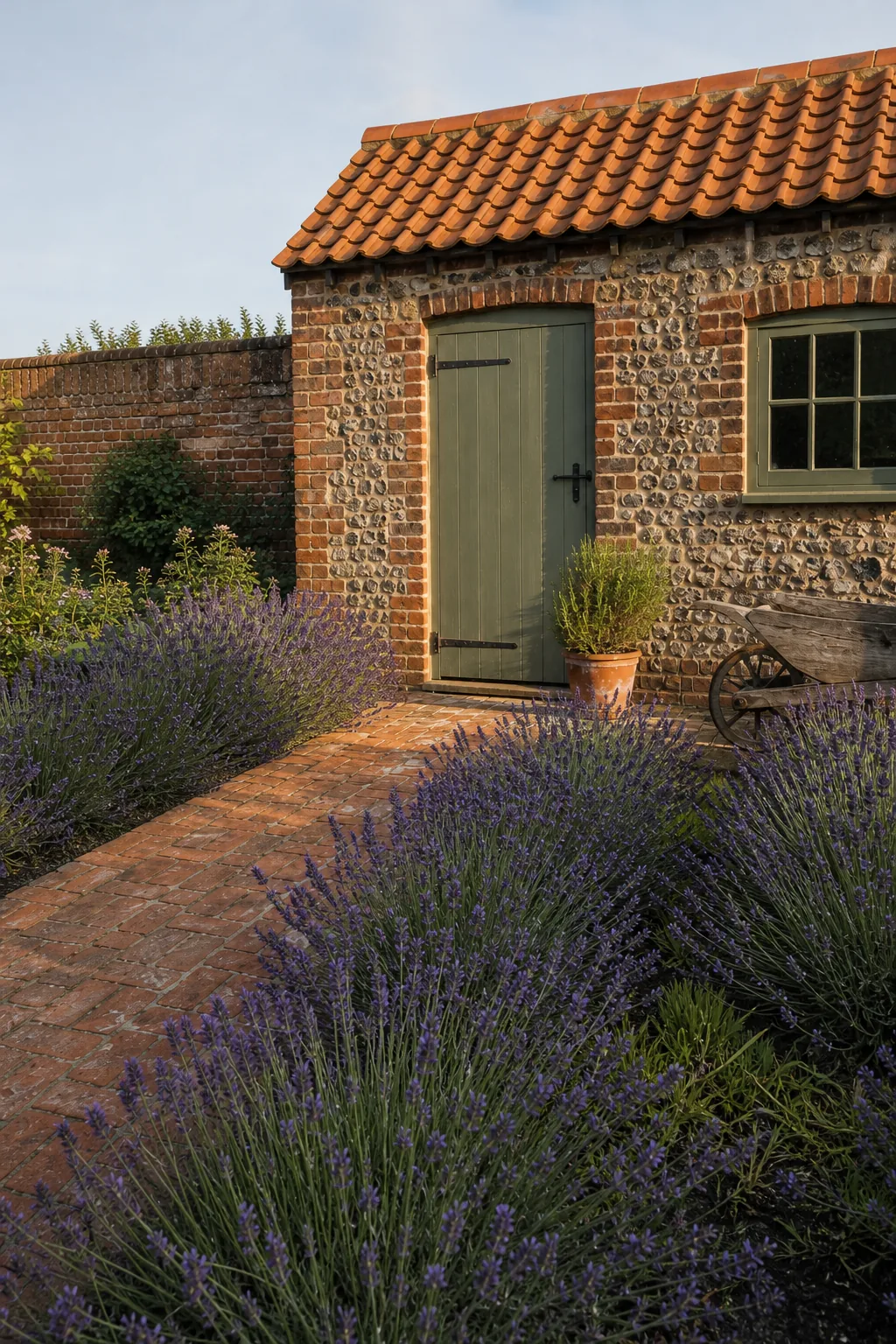 Restored Brick and Flint Potting Shed in Burnham Market, Norfolk, photo 2 of 3