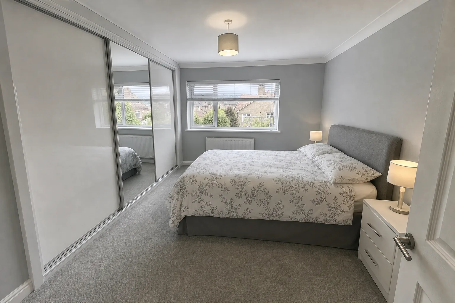 Bungalow Bedroom Refit with Floor to Ceiling Wardrobes, Prestatyn, Denbighshire