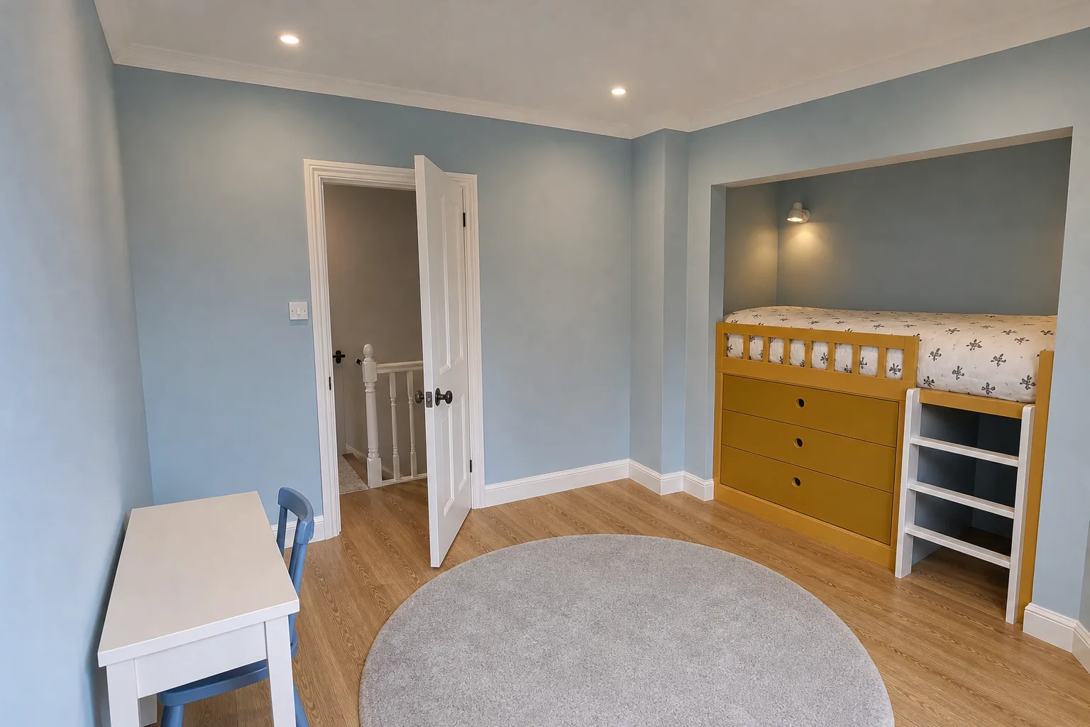Children's Bedroom with a Built In Cabin Bed in Penarth, Vale of Glamorgan, photo 2 of 4