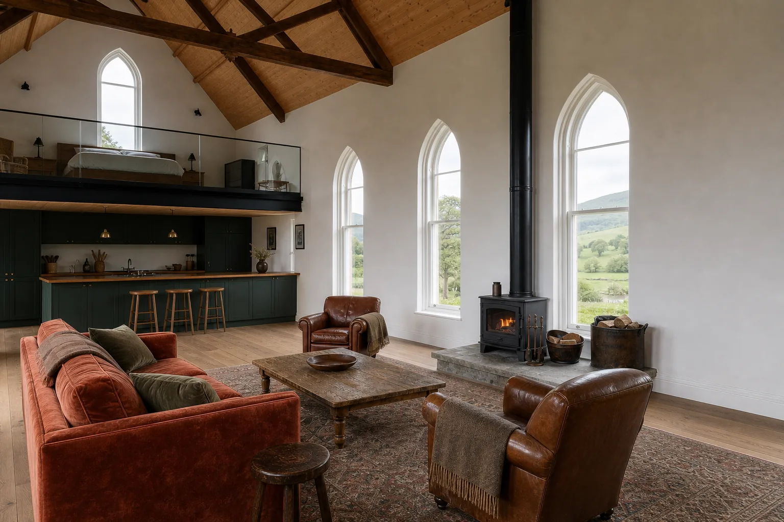 Converted Methodist Chapel in the Yorkshire Dales in Hawes, North Yorkshire, photo 4 of 5