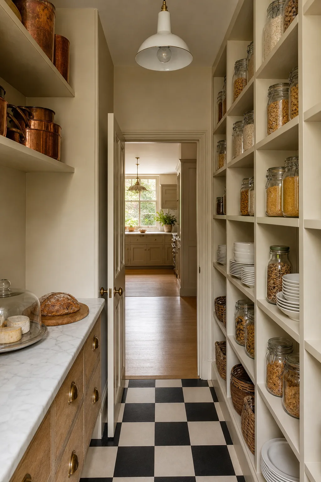 Edwardian Walk In Pantry off a Family Kitchen in Newnham, Cambridge, photo 3 of 3