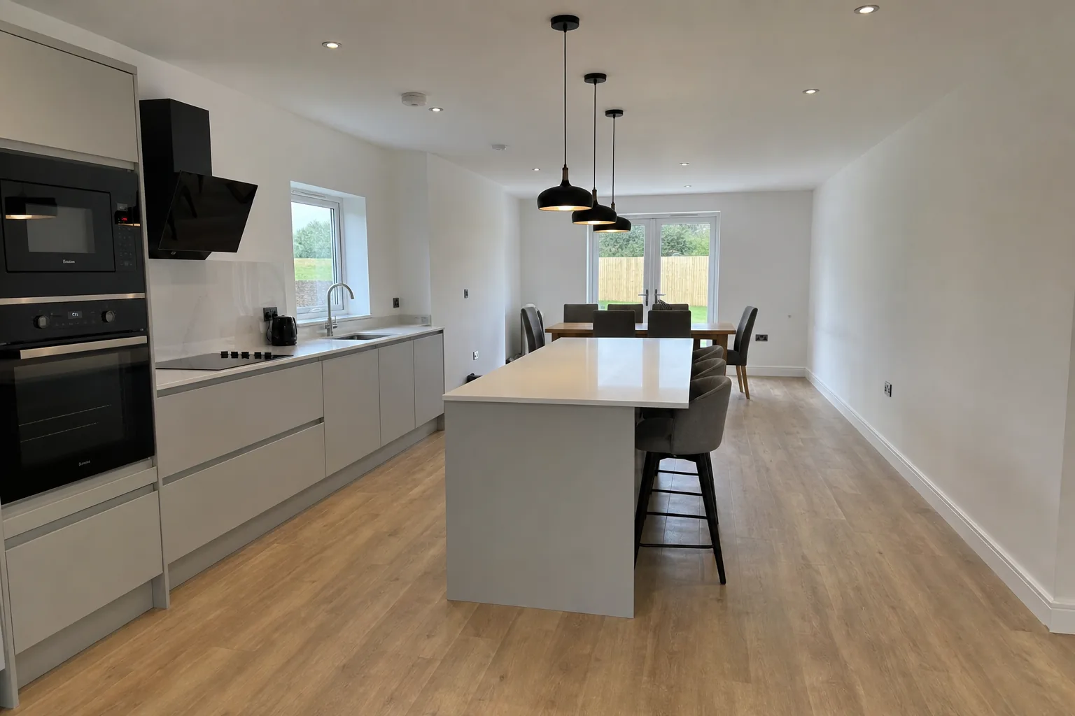 Family Kitchen Diner with a Long Island, Banbridge, County Down