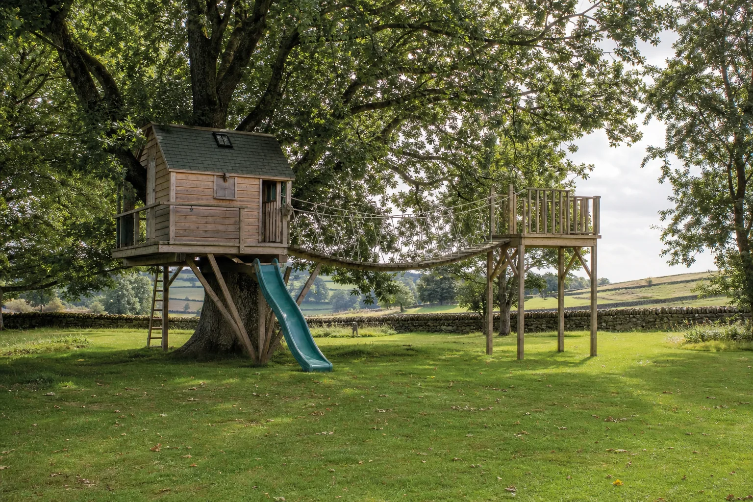 Family Tree House Built around an Old Oak, Hexham, Northumberland