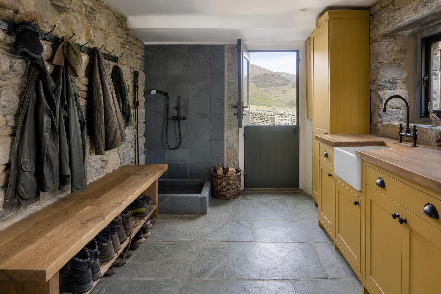 Farmhouse Boot Room and Utility, Keswick, Lake District