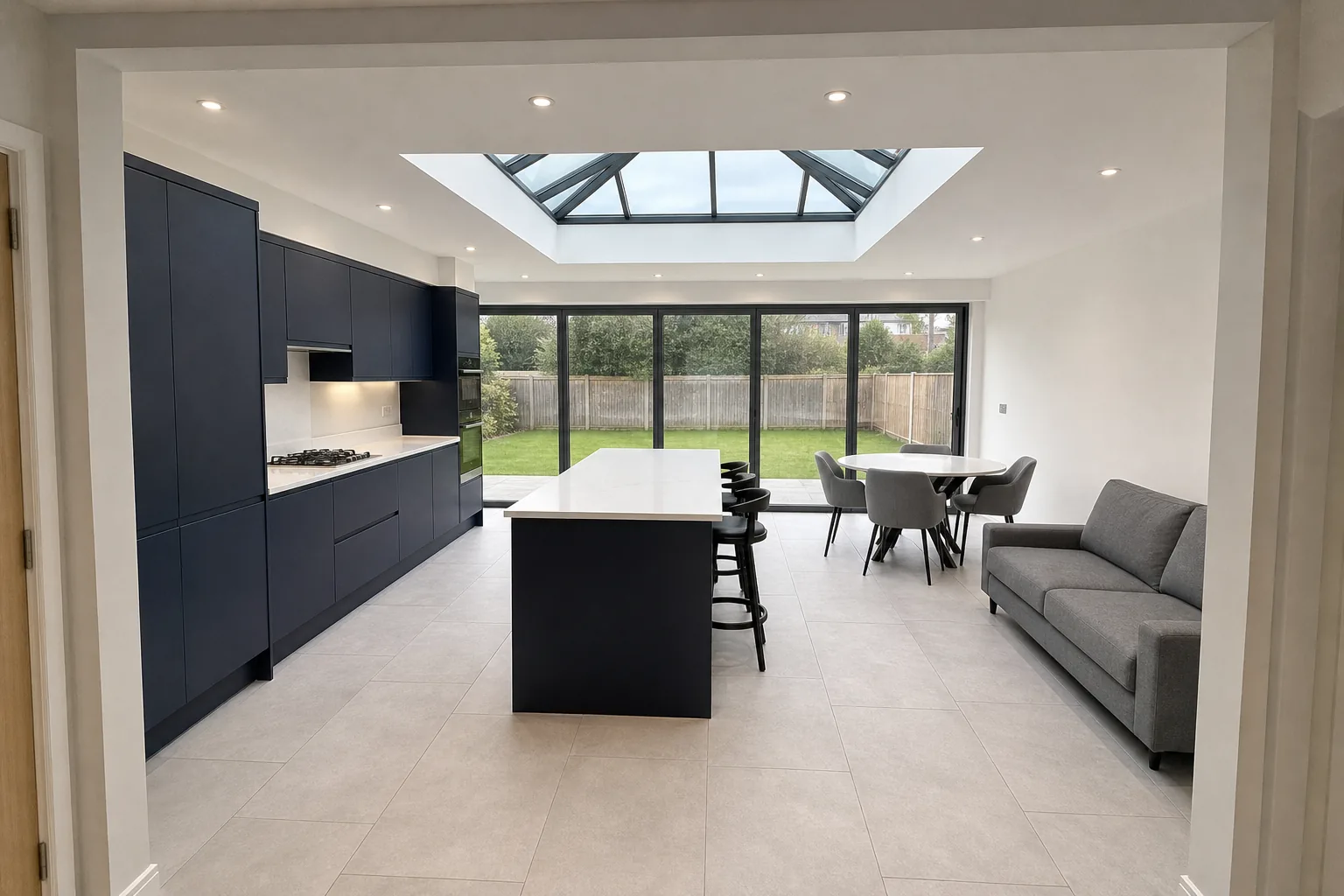 Flat Roof Rear Extension with a Kitchen Diner, Sale, Greater Manchester