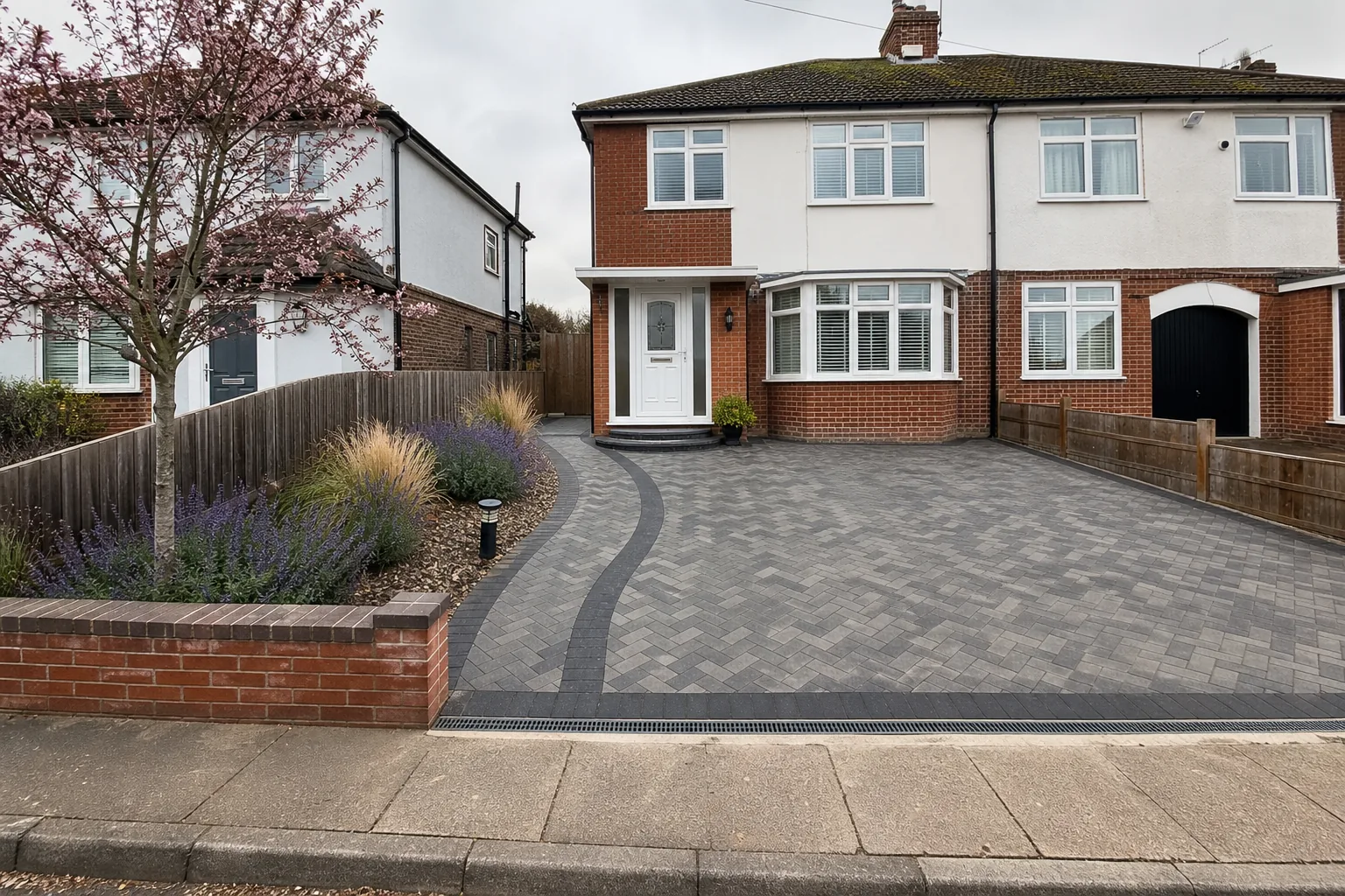 Front Garden and Block Paved Driveway Makeover, Rushmere, Ipswich