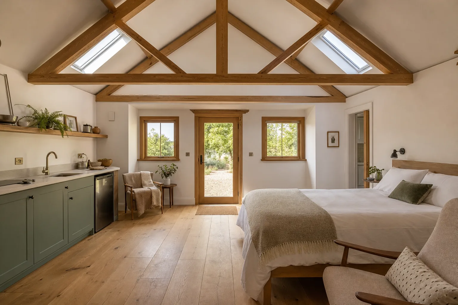 Detached Garage Turned into a Guest Annexe, Wimborne Minster, Dorset