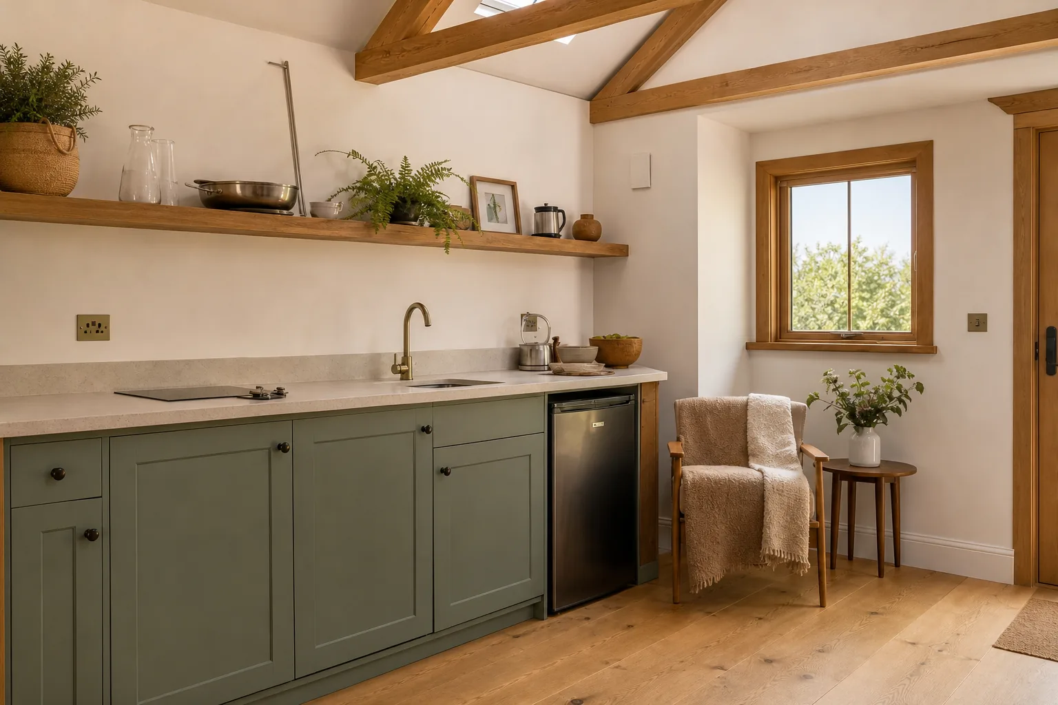 Detached Garage Turned into a Guest Annexe, Wimborne Minster, Dorset