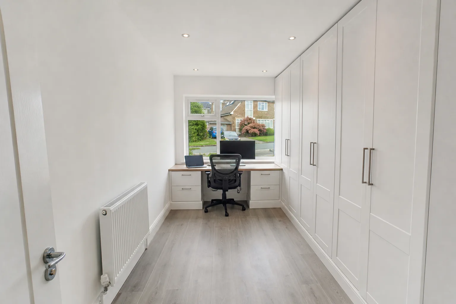 Single Garage Converted into a Bright Home Office, Shenley Church End, Milton Keynes
