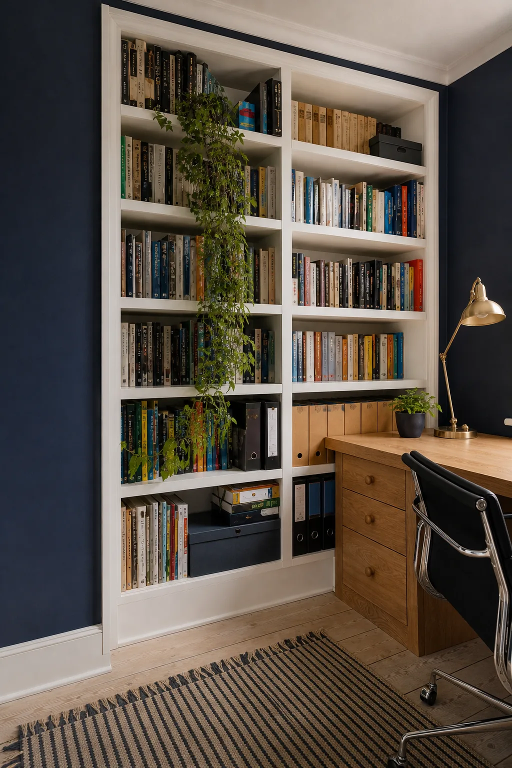 Box Room Home Office with a Built In Desk in Lewes, East Sussex, photo 3 of 3