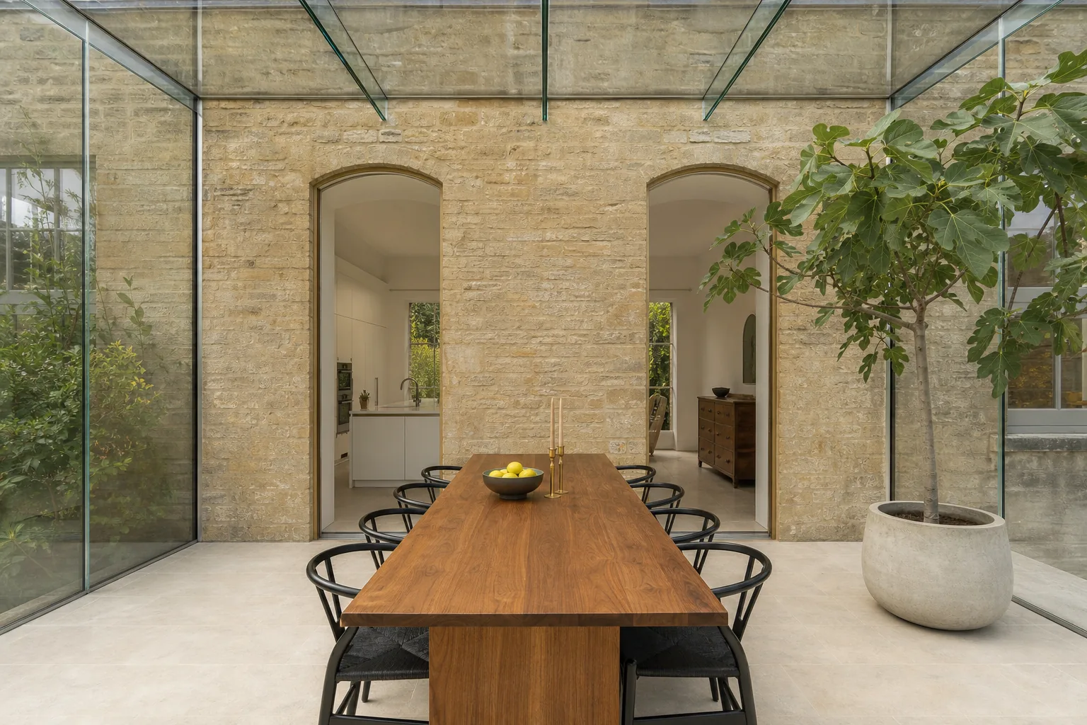 Glass Box Extension on a Georgian Townhouse in Lansdown, Bath, photo 2 of 4