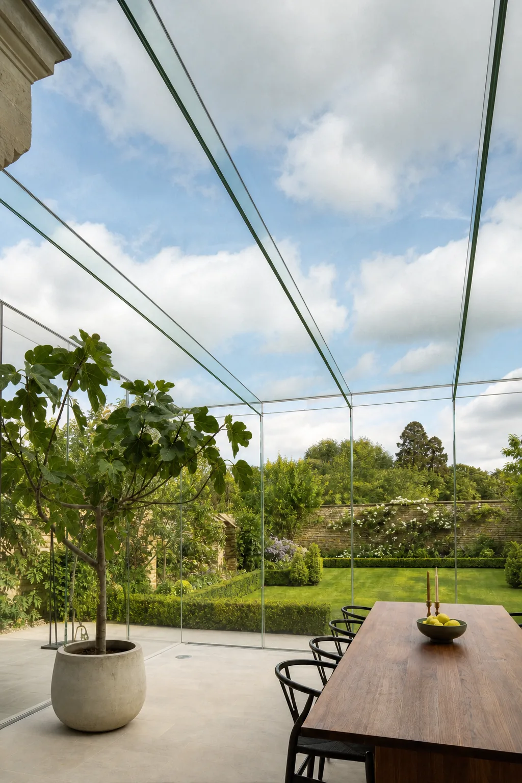 Glass Box Extension on a Georgian Townhouse in Lansdown, Bath, photo 4 of 4