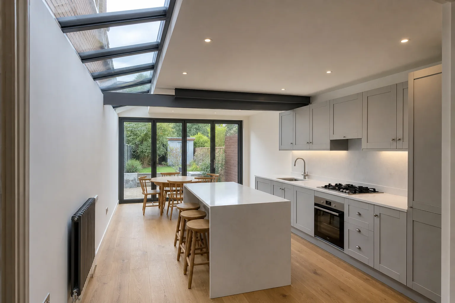 Side Return Extension with a Glass Roof, Bishopston, Bristol