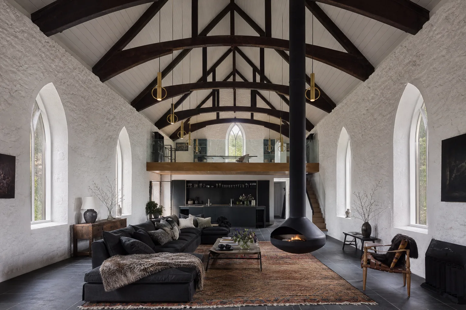 Highland Chapel Converted into an Open Plan Home, Beauly, Inverness-shire