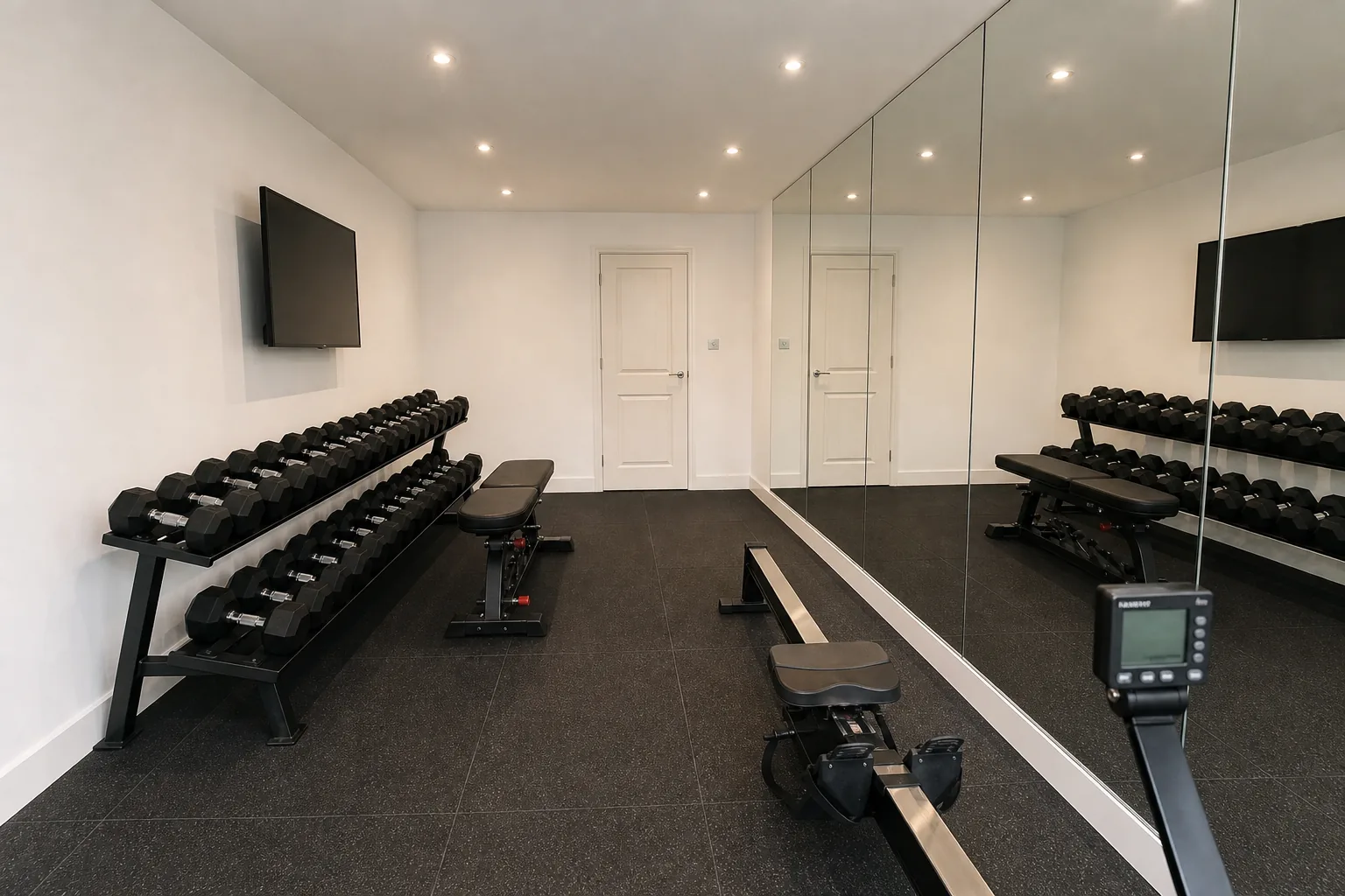 Integral Garage Converted into a Home Gym and Snug in Burpham, Guildford, photo 2 of 4