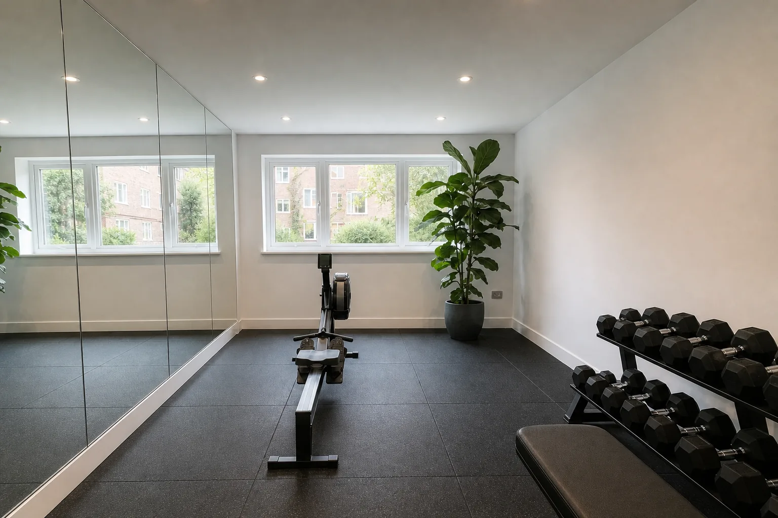 Integral Garage Converted into a Home Gym and Snug in Burpham, Guildford, photo 4 of 4