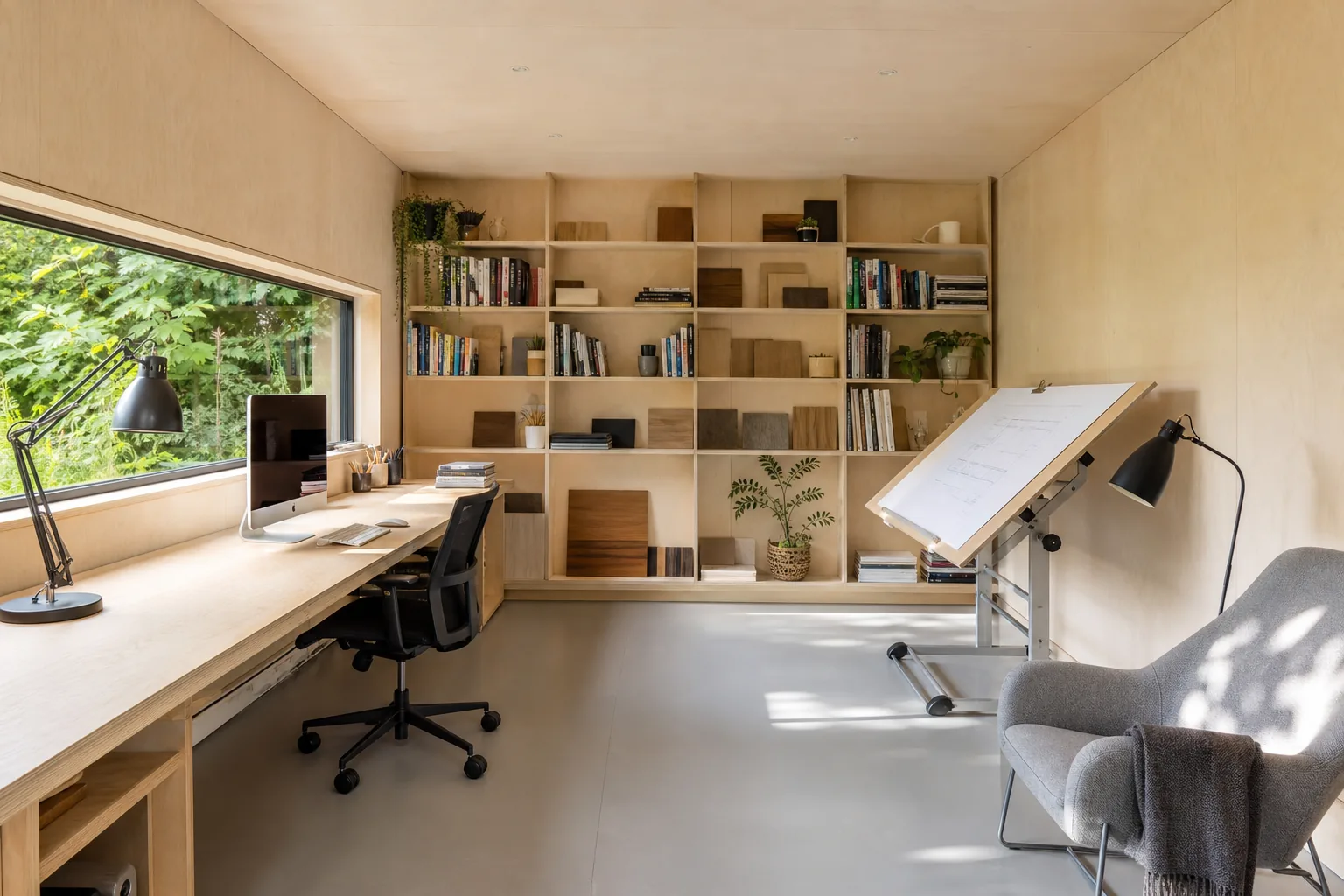 Larch Clad Garden Room Used as a Studio in Saffron Walden, Essex, photo 1 of 3