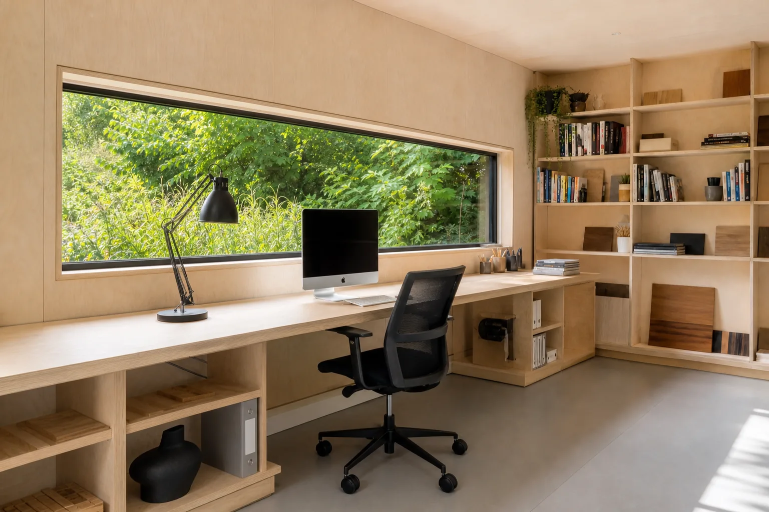 Larch Clad Garden Room Used as a Studio in Saffron Walden, Essex, photo 3 of 3