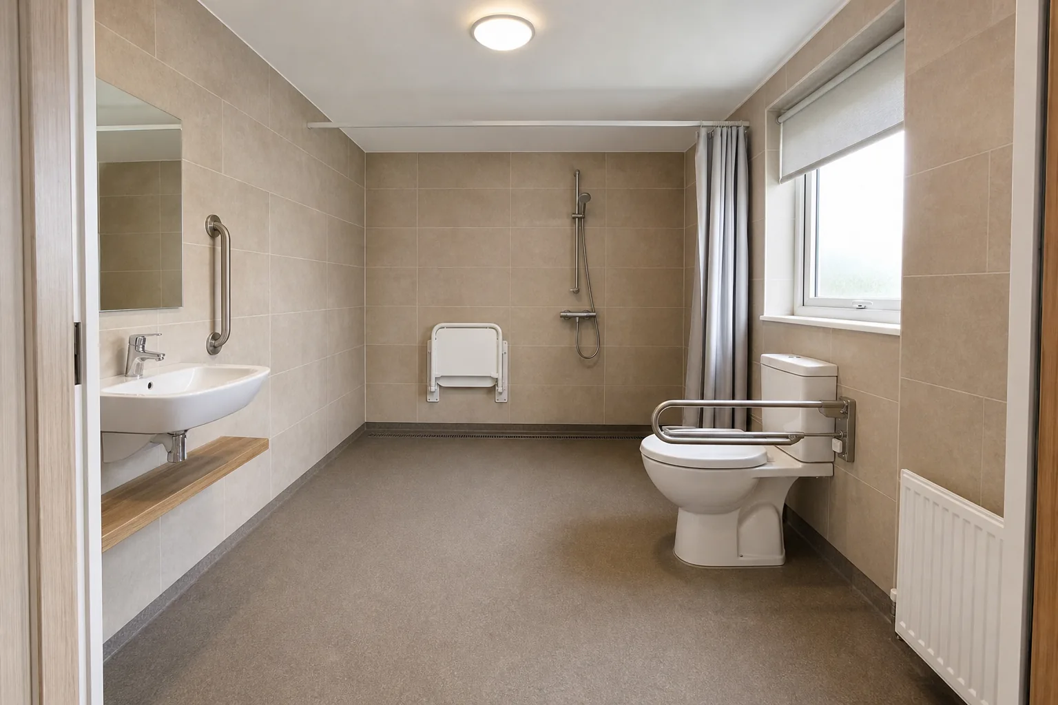 Level Access Wet Room in a Family Bungalow in Newry, County Down, photo 1 of 3