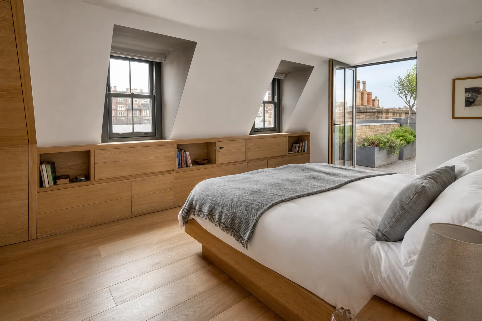Mansard Loft Conversion with a Hidden Roof Terrace, Canonbury, Islington