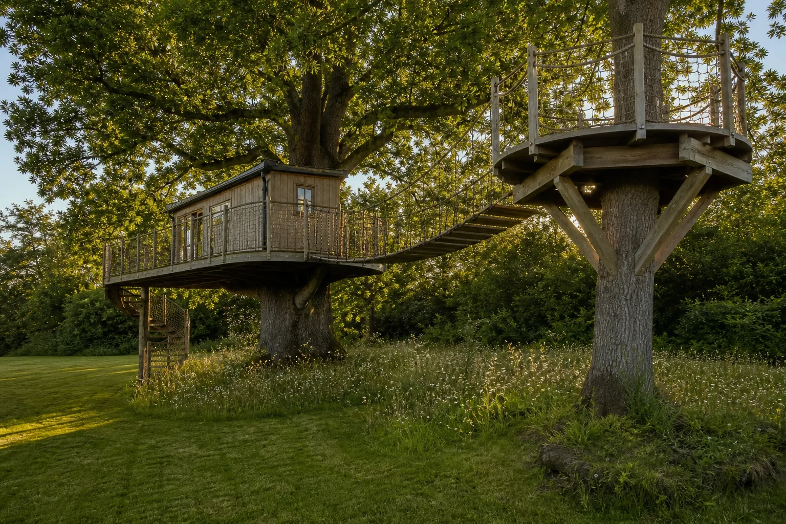 Cedar Tree House Built Around an Old Oak in Wadhurst, East Sussex, photo 3 of 4