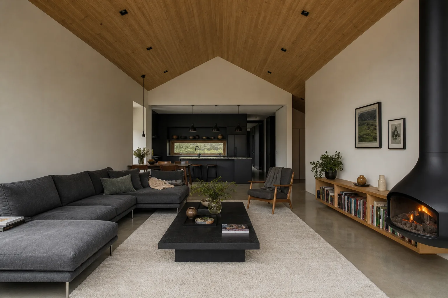 Highland Living Room with a Huge Picture Window in Glencoe, Highlands, photo 2 of 4