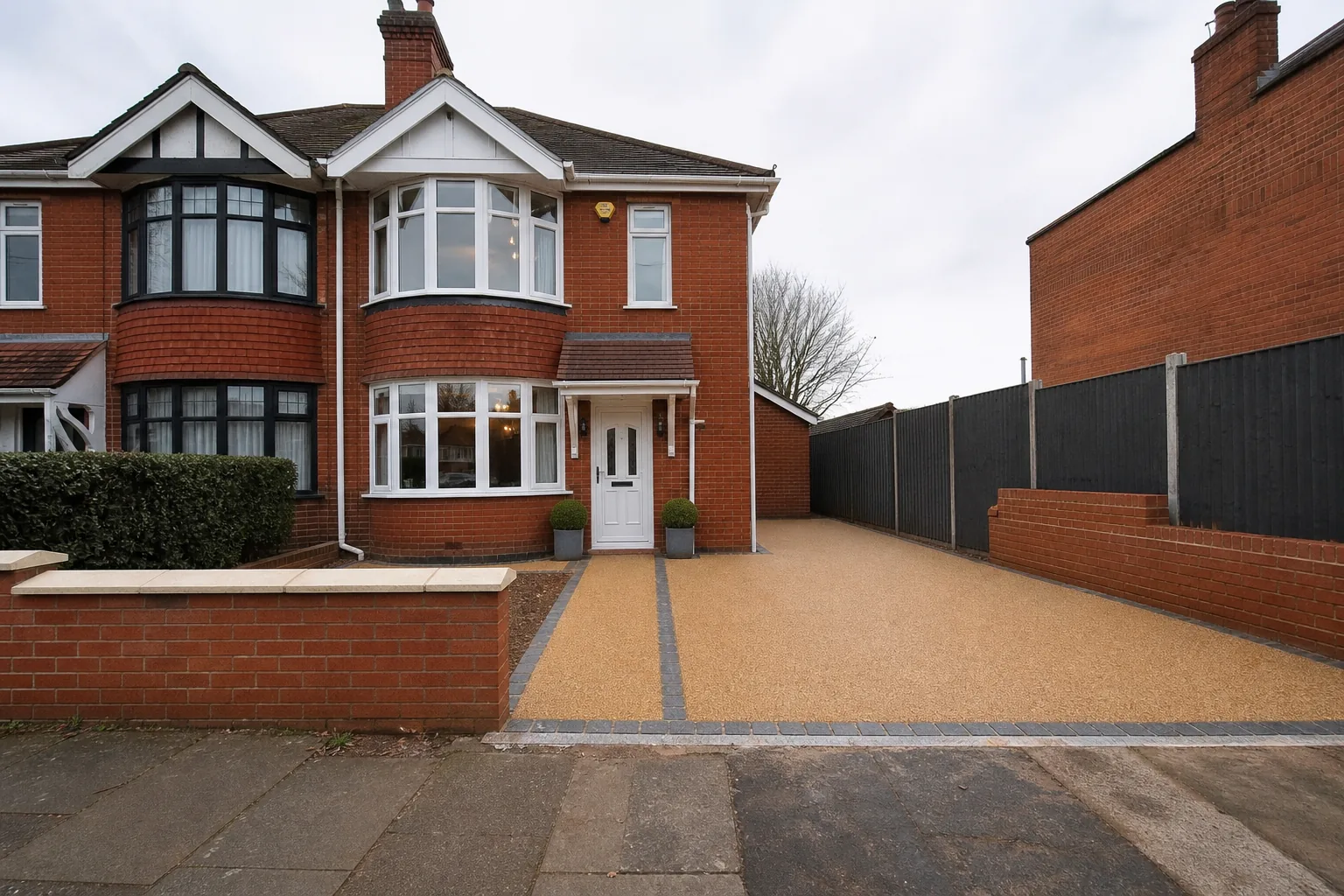 Resin Bound Driveway and Path for an Edwardian Semi, Duston, Northampton