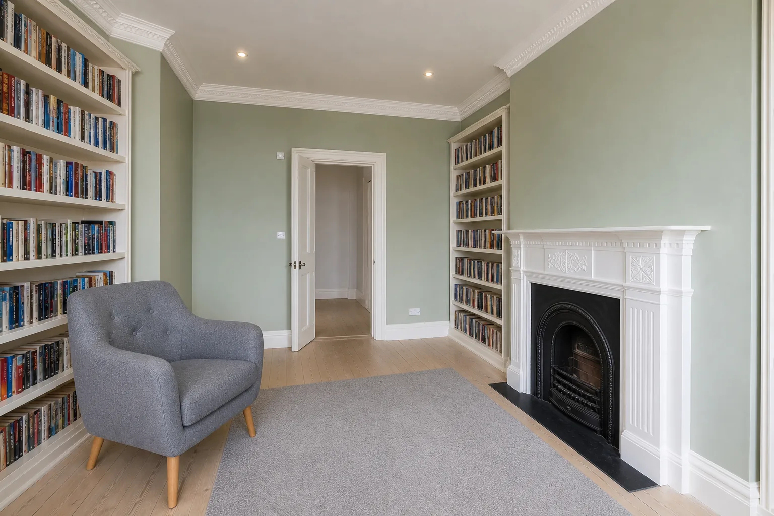 Bay Window Home Office in a Seafront Townhouse in Llandudno, Conwy, photo 2 of 3