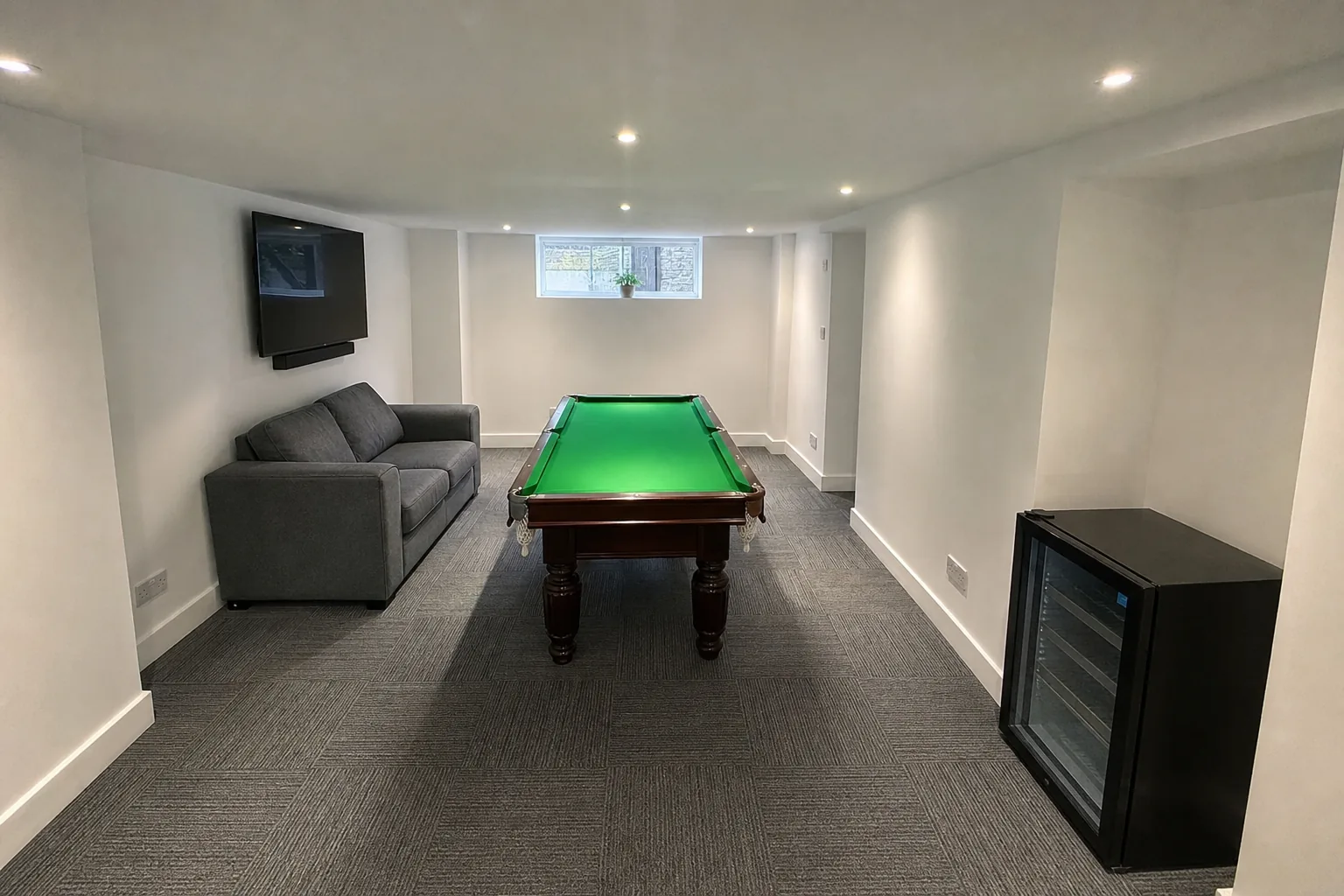 Damp Cellar Tanked and Converted into a Games Room, Lindley, Huddersfield