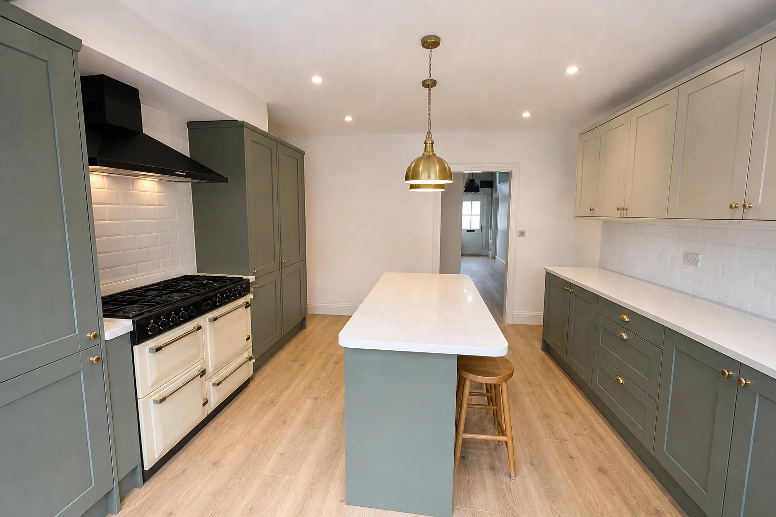 Two Tone Shaker Kitchen in an Edwardian Semi in Headington, Oxford, photo 2 of 5