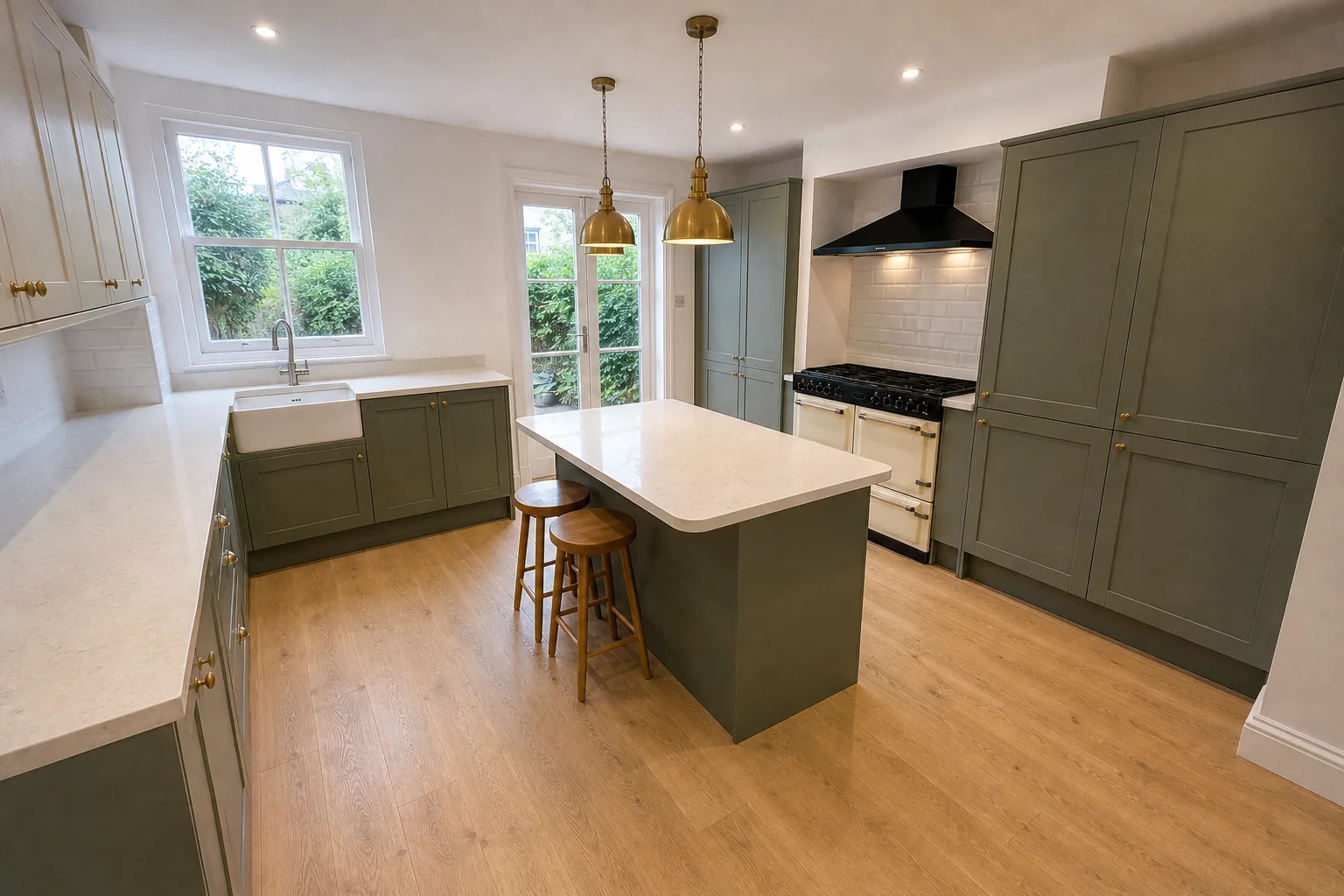 Two Tone Shaker Kitchen in an Edwardian Semi in Headington, Oxford, photo 4 of 5