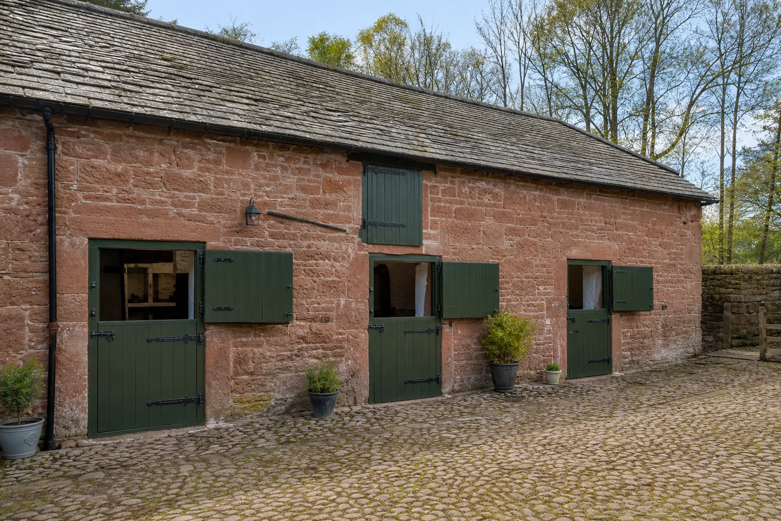 Victorian Stable Block Restored as a Workshop, Ross-on-Wye, Herefordshire